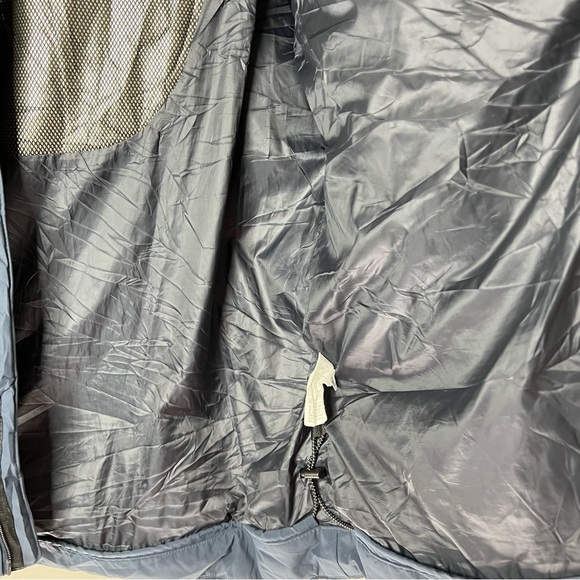 ASICS Motion Therm Puffer Jacket Zip Up Blue Heavy Winter Outdoors Size Mens XXL - Picture 8 of 9